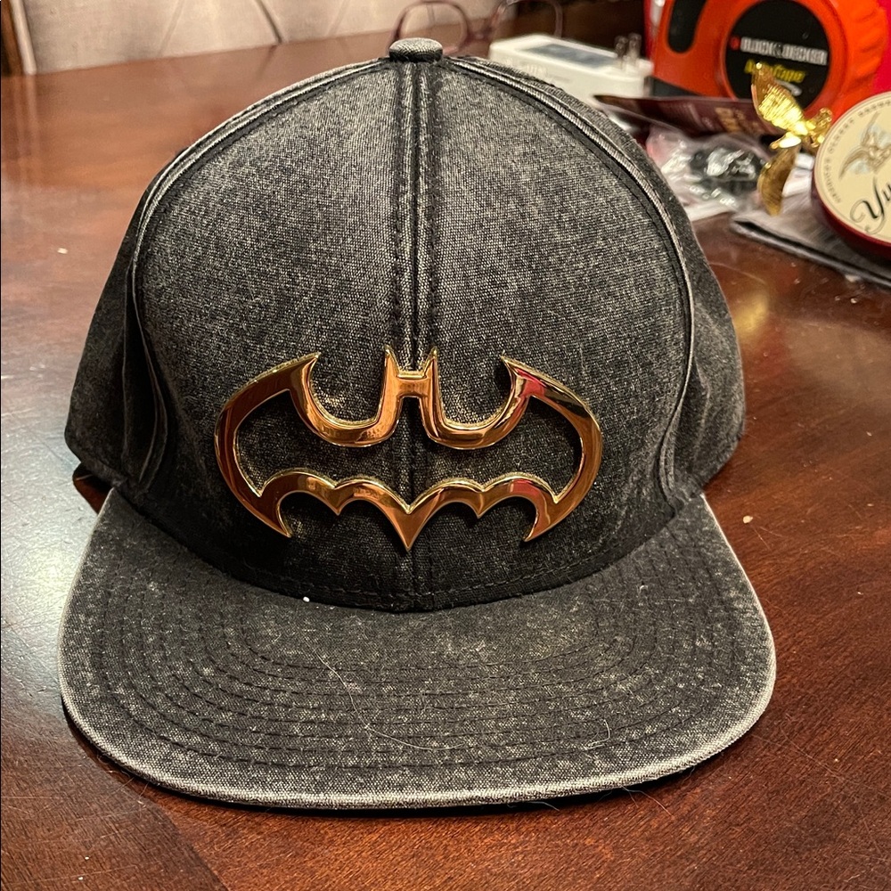 DC Comics Black and Gold Batman Hat